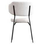 Mobital Clutch Fabric Dining Chair with Black Frame, 2-pack