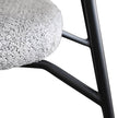 Mobital Clutch Fabric Dining Chair with Black Frame, 2-pack