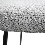 Mobital Clutch Fabric Dining Chair with Black Frame, 2-pack