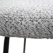 Mobital Clutch Fabric Dining Chair with Black Frame, 2-pack