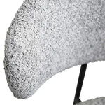 Mobital Clutch Fabric Dining Chair with Black Frame, 2-pack
