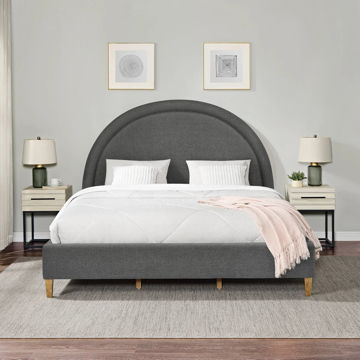 Thomasville Upholstered Platform King Bed