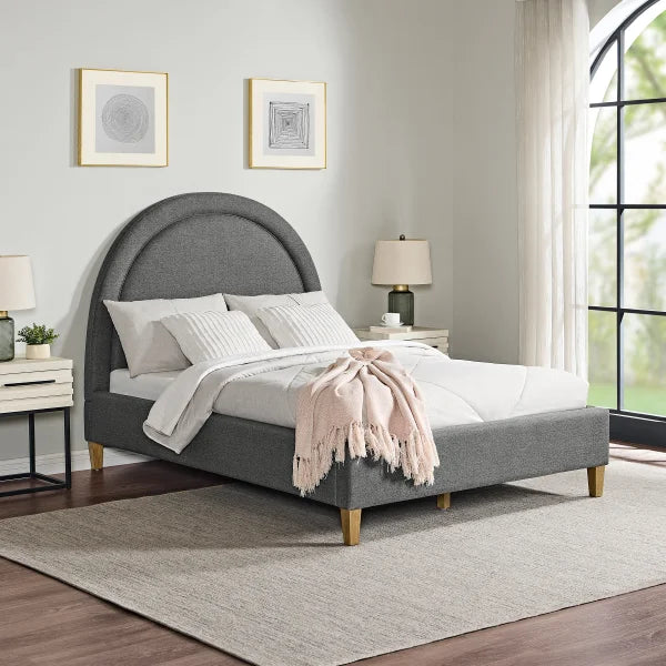 Thomasville Upholstered Platform Double Bed