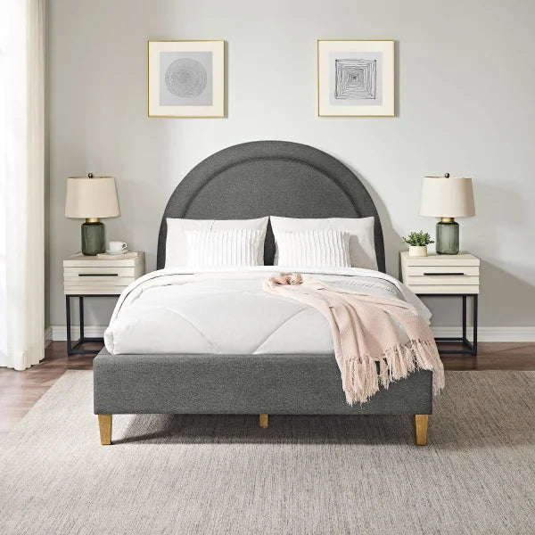 Thomasville Upholstered Platform Double Bed