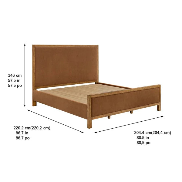 Henredon Upholstered King Bed