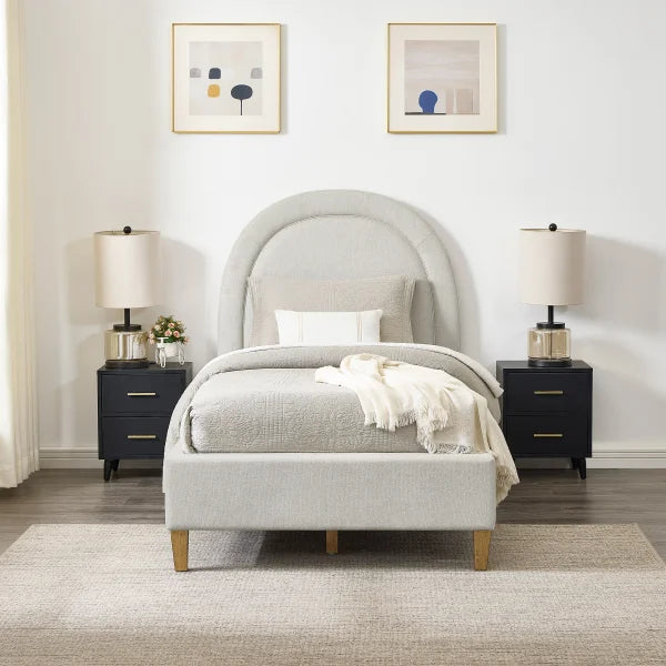 Thomasville Upholstered Platform Twin Bed