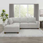 Thomasville 2-piece Fabric Left-hand Facing Sofa-chaise