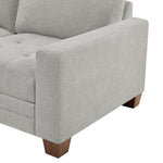 Thomasville 2-piece Fabric Left-hand Facing Sofa-chaise