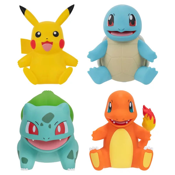Pokemon 8-inch Deluxe Vinyl Figures – 4 pack