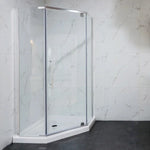 Jade Riley Neo-Angle Corner Shower Enclosure with Base