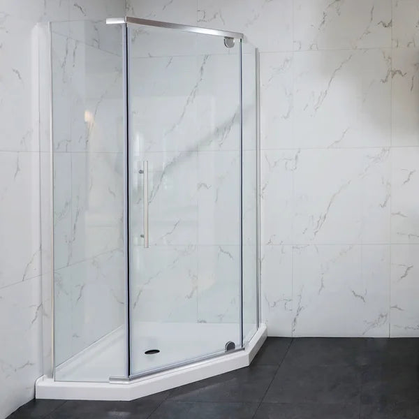 Jade Riley Neo-Angle Corner Shower Enclosure with Base