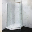 Jade Riley Neo-Angle Corner Shower Enclosure with Base