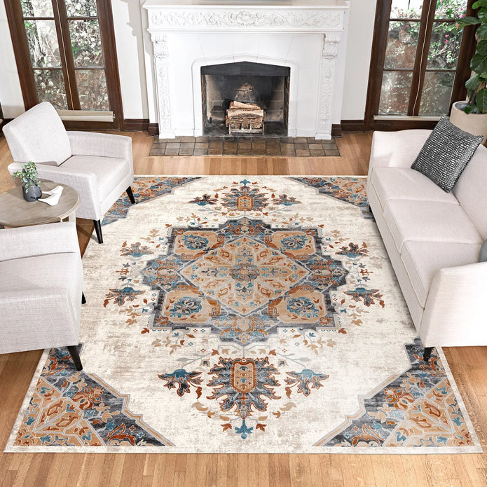 Gertmenian Thomasville Timeless Classic Hernon Ivory Indoor Area Rug