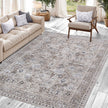 Roots Home Oak Bay Collection Paisley Beige Indoor Area Rug