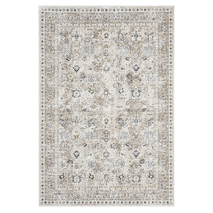 Roots Home Oak Bay Collection Paisley Beige Indoor Area Rug
