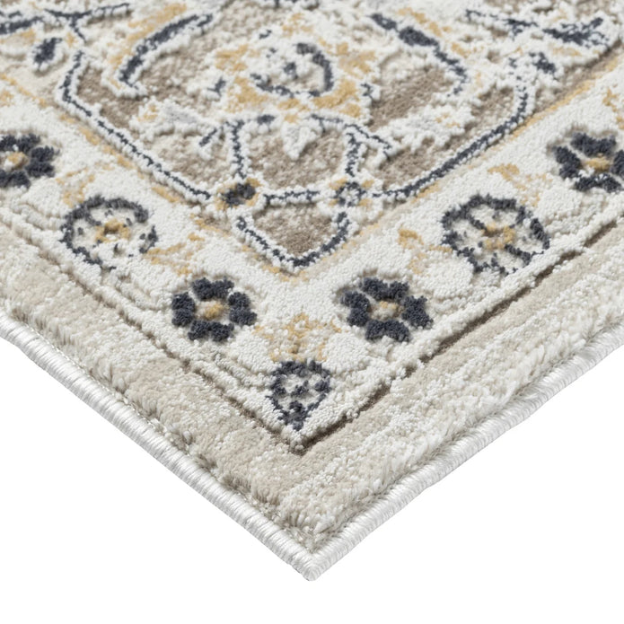 Roots Home Oak Bay Collection Paisley Beige Indoor Area Rug