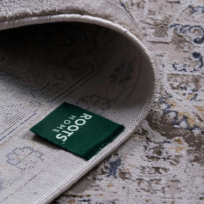 Roots Home Oak Bay Collection Paisley Beige Indoor Area Rug