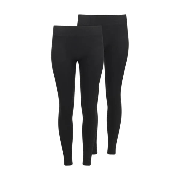 Lemon Women's Fleece Lined Legging, 2-pack