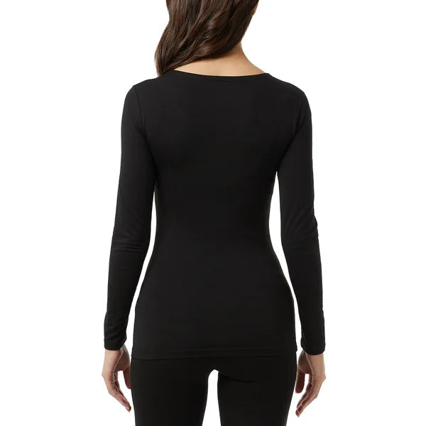 32 Degrees Women's Eco Heat Long Sleeve Baselayer Top, 2-pack