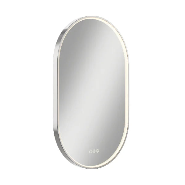 Artika Royce Oval LED Wall Mirror with Integrated Defogger