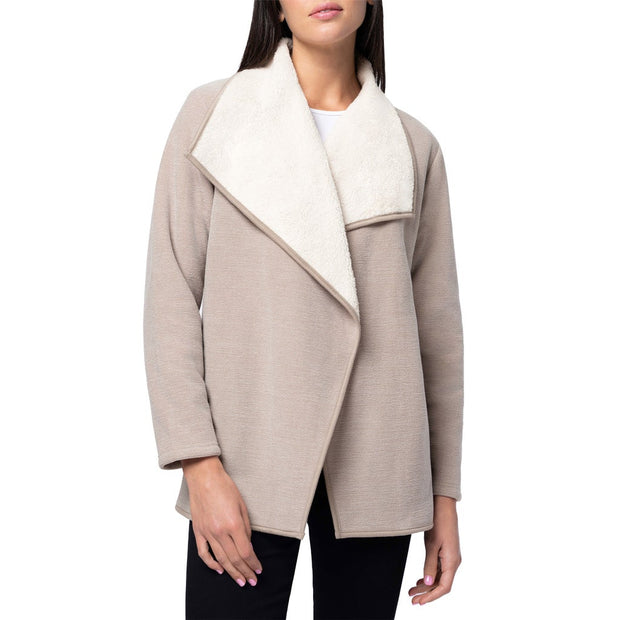 Parasuco Women's Long Sleeve Cardigan - Beige