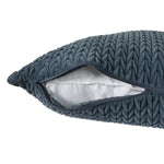 Home Retreat - Quilted Velvet Decorative Cushion Cover Only, 2-pack