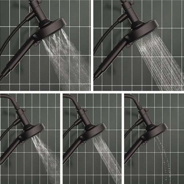 Brondell Nebia Merritt 5-Setting Handheld Shower Head with HaloNetic Double Docking System