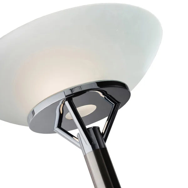 Expo Floor Lamp, Brushed Steel