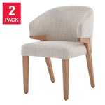 Aiden & Ivy Fabric Chair, 2-pack