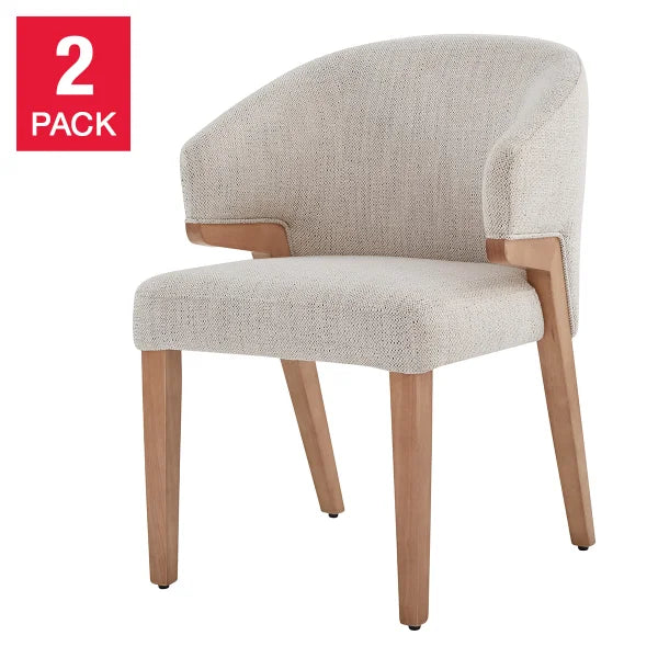 Aiden & Ivy Fabric Chair, 2-pack