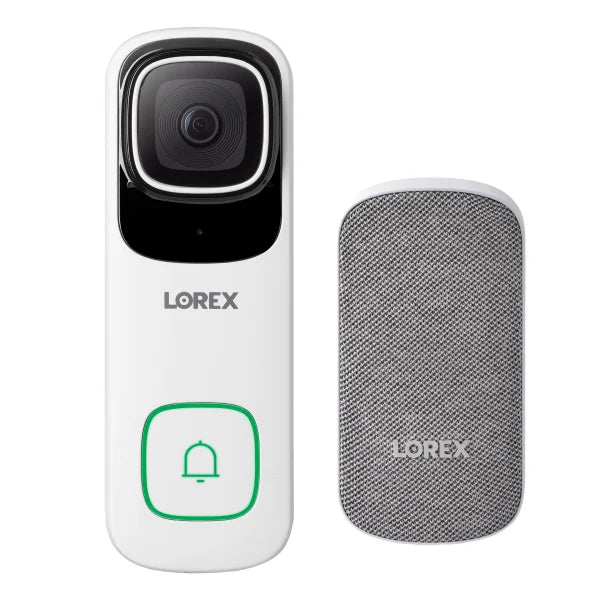 Lorex 4K Wired Video Doorbell with Wi-Fi Chimebox