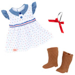 Our Generation 18-inch Doll and Horse Set - Daria and Saddlebred Horse