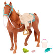 Our Generation 18-inch Doll and Horse Set - Daria and Saddlebred Horse