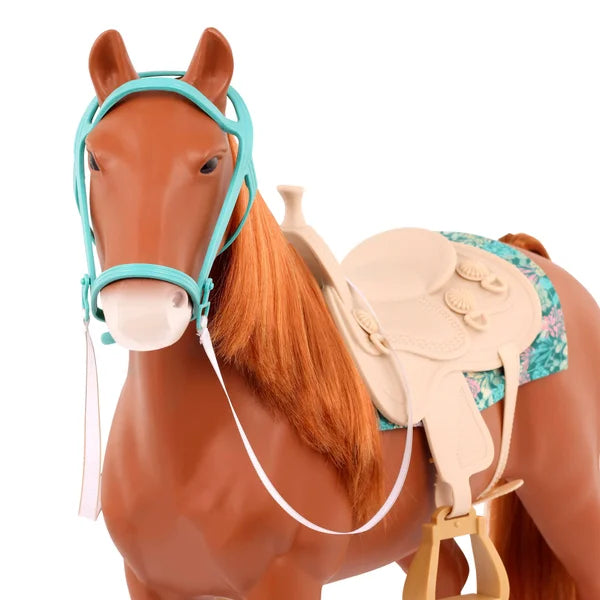 Our Generation 18-inch Doll and Horse Set - Daria and Saddlebred Horse