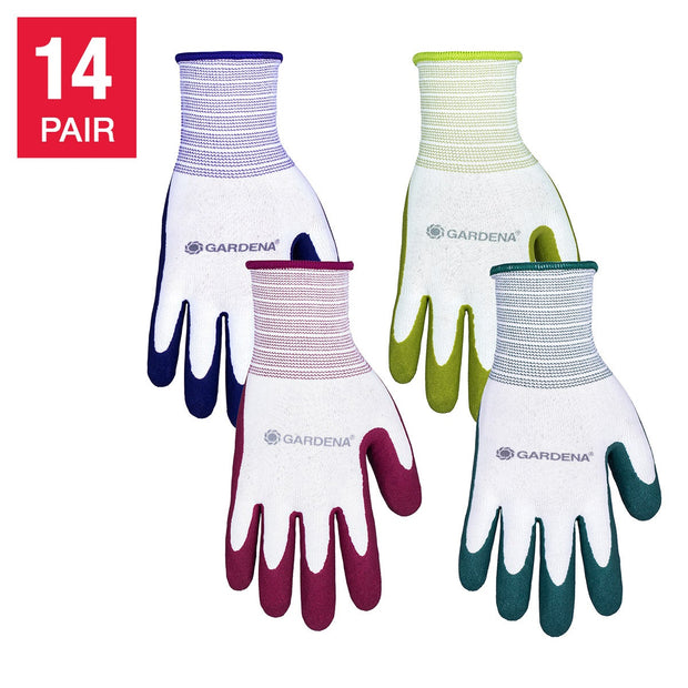 Gardena Latex Gloves, Pack of 14