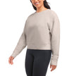 Danskin Women's Wave Jacquard Long Sleeve Crew