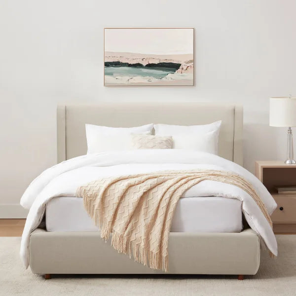 Aiden & Ivy Fabric Upholstered Bed