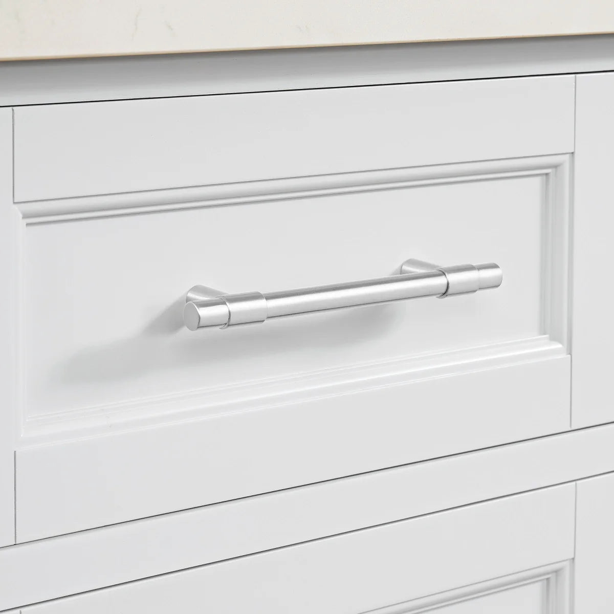 Caine Kitchen Island, White