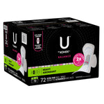 U by Kotex Balance Ultra Thin Pads with Wings, Heavy Absorbency, 72-count