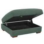 Henredon Larkin House 2-piece Left-hand Facing Fabric Sectional with Storage Ottoman