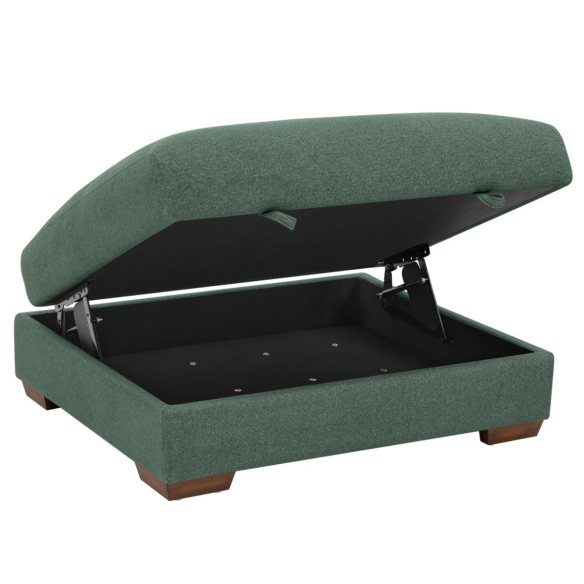 Henredon Larkin House 2-piece Left-hand Facing Fabric Sectional with Storage Ottoman