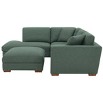 Henredon Larkin House 2-piece Left-hand Facing Fabric Sectional with Storage Ottoman