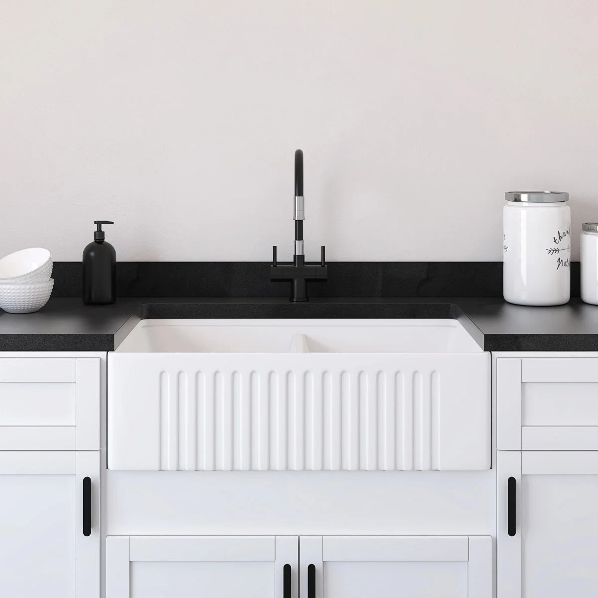 Appollo Madeline Ceramic Farmhouse Kitchen Sink