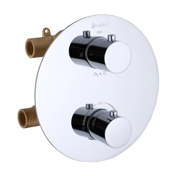 Akuaplus Elite Mya Thermostatic Handheld Shower and Shower Head