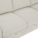 Thomasville 2-piece Fabric Sofa With Wedge Seat and Storage