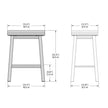 Amisco Dorah Counter Stool