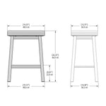 Amisco Dorah Counter Stool