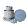 Stone Lain Elica Stoneware Dinnerware Set, 12-pieces