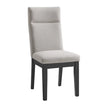 Kaelyn Black and Beige Dining Chair, 2-pack
