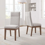 Kaelyn Brown and Grey Dining Chair, 2-pack